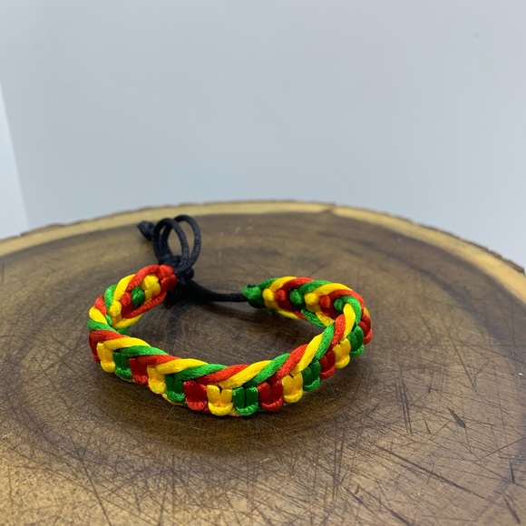 “Three” Rasta Bracelets. - Picture 4 of 4